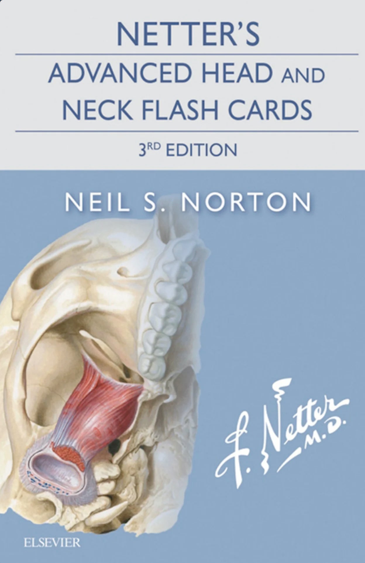 Netter's Advanced Head and Neck Flash Cards, 3rd Edition