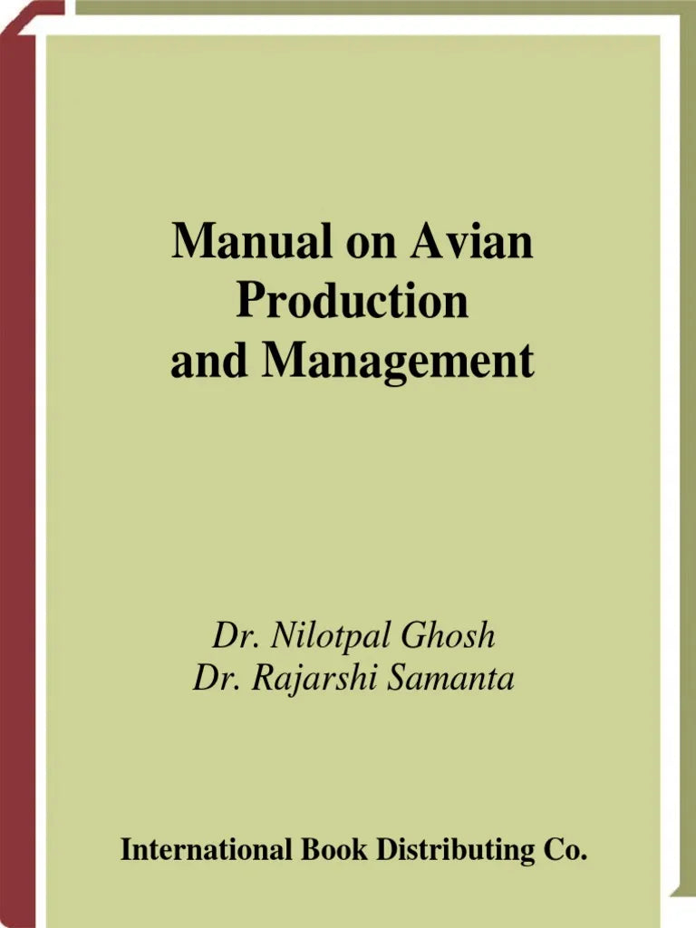 Manual On Avian Production And Management