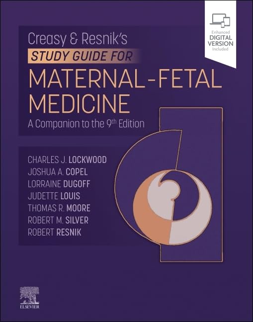 Creasy-Resnik's Study Guide for Maternal Fetal Medicine, 1st Edition