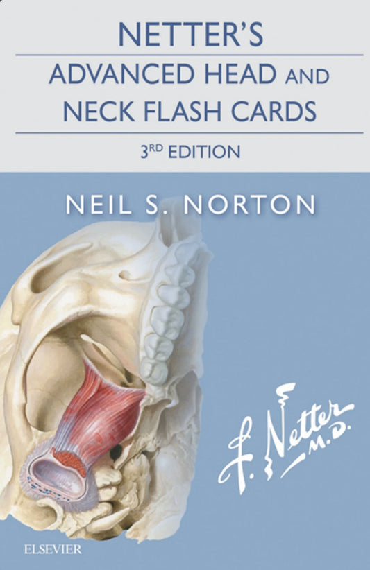Netter's Advanced Head and Neck Flash Cards, 3rd Edition